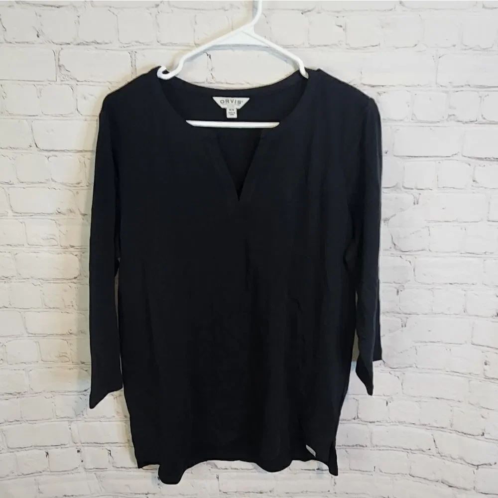 Women's Orvis longsleeve V-Neckβshirt, sizeβMedium